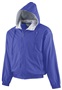 Augusta Hooded Taffeta Jacket Lined Fleece PURPLE Pocket
