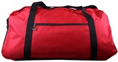 Augusta Sportswear Large Ripstop Duffel Bag RED/ BLACK Front