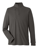 Devon & Jones Men's New Classics Performance Quarter-Zip DG400 GRAPHITE Pocket