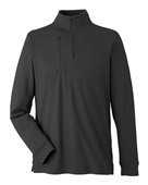 Devon & Jones Men's New Classics Performance Quarter-Zip DG400 BLACK Pocket