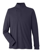 Devon & Jones Men's New Classics Performance Quarter-Zip DG400 NAVY Pocket