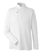 Devon & Jones Men's New Classics Performance Quarter-Zip DG400 WHITE Pocket