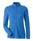 Devon & Jones Ladies' New Classics Performance Quarter-Zip DG400W FRENCH BLUE Pocket