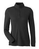 Devon & Jones Ladies' New Classics Performance Quarter-Zip DG400W BLACK Pocket