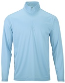 Paragon Adult Breckenridge - Comfort Stretch Performance 1/4 Zip 164 BLUE MIST Pocket