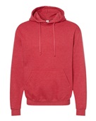 Tultex Unisex Fleece Hooded Sweatshirt 320 HEATHER RED Front