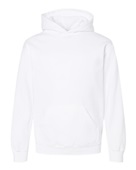 Tultex Youth Hooded Sweatshirt 320Y WHITE Front