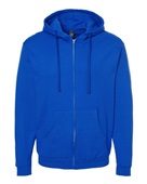 Tultex Unisex Full-Zip Hooded Sweatshirt 331 ROYAL Pocket