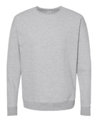 Tultex Unisex Fleece Crewneck Sweatshirt 340 HEATHER GREY Front