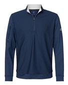 Adidas Performance Textured Quarter-Zip Pullover A295 COLLEGIATE NAVY Pocket