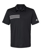 Adidas 3-Stripes Chest Polo A324 BLACK/ WHITE Pocket