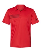 Adidas 3-Stripes Chest Polo A324 COLLEGIATE RED/ BLACK Pocket