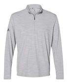 Adidas Lightweight Mlange Quarter-Zip Pullover A475 MID GREY MELANGE Pocket