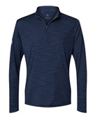 Adidas Lightweight Mlange Quarter-Zip Pullover A475 COLLEGIATE NAVY MELANGE Pocket