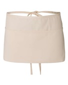Q-Tees Waist Apron With Pockets Q2115 NATURAL Front