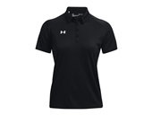 Under Armour Women's Tech Team Polo 1370431 001 - BLACK Pocket