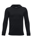 Under Armour Boys' Armour Fleece Storm Hoodie 1370436 001 - BLACK Front