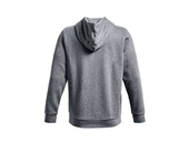 Under Armour Men's Essential Fleece Full-Zip Hoodie 1373881 012 - PITCH GRAY MEDIUM HEATHER Back