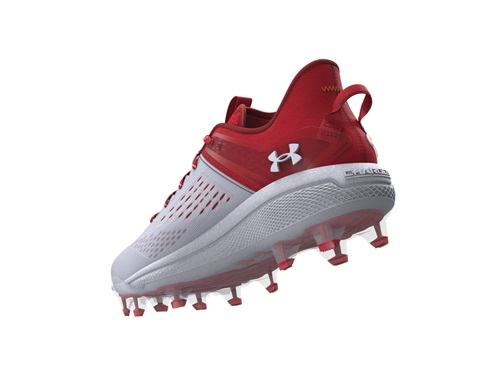 Under Armour Red Molded Baseball Cleats Cleats Men Under Armour