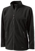 Charles River Men's Boundary Fleece Jacket 9150 BLACK Pocket