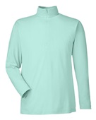 Nautica Men's Saltwater Quarter-Zip Pullover N17924 COOL MINT Pocket