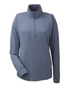 Nautica Ladies' Saltwater Quarter-Zip Pullover N17925 FADED NAVY Pocket