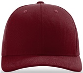Richardson 112 Twill Mesh Snapback Trucker Caps CARDINAL (SOLID) Front