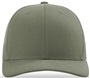Richardson 112 Twill Mesh Snapback Trucker Caps LODEN (SOLID) Front