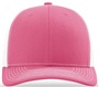Richardson 112 Twill Mesh Snapback Trucker Caps HOT PINK/WHITE (SPLIT) Front