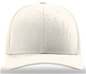 Richardson 112 Twill Mesh Snapback Trucker Caps CREAM (SOLID) Front