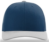 Richardson 112 Twill Mesh Snapback Trucker Caps LIGHT BLUE/LIGHT GREY (COMBO) Front
