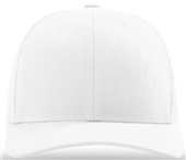 Richardson 112 Twill Mesh Snapback Trucker Caps WHITE (SOLID) Front