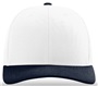 Richardson 112 Twill Mesh Snapback Trucker Caps WHITE/NAVY (COMBO) Front
