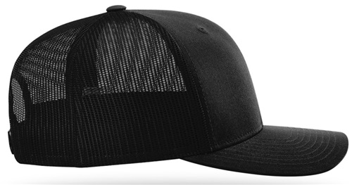 Richardson White/Navy 112 Mesh Back Trucker Cap - Adjustable Snapback Hat - View #5