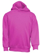 Toddler Fleece Hoodie Pullover HOT PINK Front