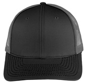 EPS101 Twill Mesh Adjustable SnapBack Baseball Trucker Caps BLACK/CHARCOAL Front