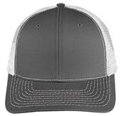 EPS101 Twill Mesh Adjustable SnapBack Baseball Trucker Caps CHARCOAL/WHITE Front