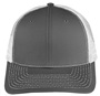 EPS101 Twill Mesh Adjustable SnapBack Baseball Trucker Caps CHARCOAL/WHITE Front