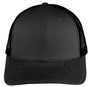 EPS101 Twill Mesh Adjustable SnapBack Baseball Trucker Caps BLACK Front