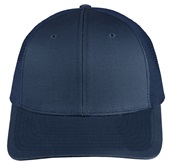 EPS101 Twill Mesh Adjustable SnapBack Baseball Trucker Caps NAVY Front