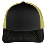 EPS101 Twill Mesh Adjustable SnapBack Baseball Trucker Caps BLACK/VEGAS GOLD Front