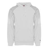 Badger Lineup Hood 140500 WH / SILN Front