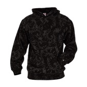 Badger Athletic Fleece Tie-Dye Youth Hood 227500 BKVT Front