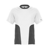Badger Sweatless S/S Tee 426000 WH / GR Front