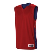 Alleson Youth Single Ply Reversible Jersey 589RSPY RD / NY Front