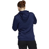 Adidas Team Issue Full Zip Womens Hoodie TEAM NAVY BLUE/MGH SOLID GREY Back