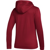 Adidas Team Issue Full Zip Womens Hoodie TEAM POWER RED/MGH SOLID GREY Back