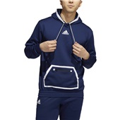 Adidas Team Issue Mens Pullover Hoodie TEAM NAVY BLUE/MGH SOLID GREY Front