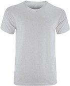 Lightweight, Pre-Shrunk 60% Cotton/ 40% Poly Cooling Short Sleeve T Shirt ATHLETIC HEATHER Front