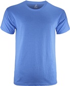 Lightweight, Pre-Shrunk 60% Cotton/ 40% Poly Cooling Short Sleeve T Shirt ROYAL Front